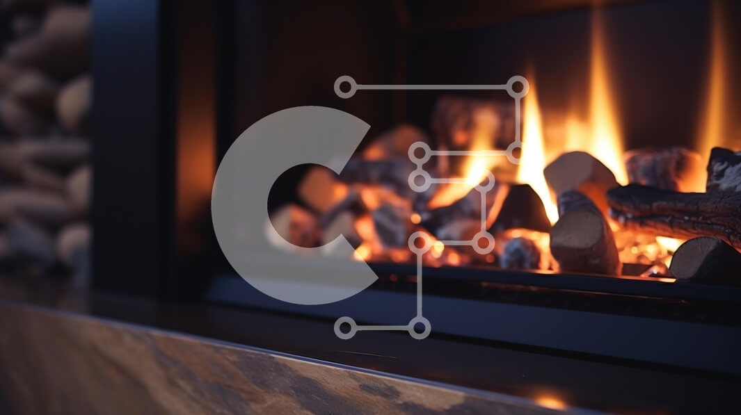 Intra Συλλεκτικό Ξύλινο Παζλ Plywood  4mm - Άνετο τζάκι με φλόγες που τρεμοπαίζουν Σε Ξύλινο Κουτί - Διαστάσεις Puzzle: 10x10 cm – 25 κομμάτια