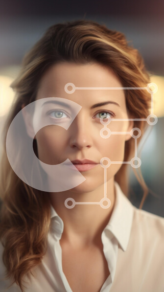 Intra Συλλεκτικό Ξύλινο Παζλ Plywood  4mm - Πορτρέτο μιας γυναίκας με αυτοπεποίθηση Σε Ξύλινο Κουτί - Διαστάσεις Puzzle: 10x10 cm – 25 κομμάτια