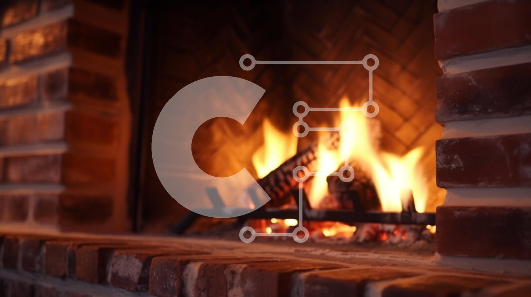 Intra Συλλεκτικό Ξύλινο Παζλ Plywood  4mm - Άνετο τζάκι με ζεστή φωτιά Σε Ξύλινο Κουτί - Διαστάσεις Puzzle: 10x10 cm – 25 κομμάτια