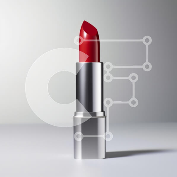 Σετ των 2 Intra Συλλεκτικό Ξύλινο Παζλ Plywood  4mm - Κόκκινο κραγιόν σε λεία επιφάνεια Σε Ξύλινο Κουτί - Διαστάσεις: 10x10 cm – 25 κομμάτια