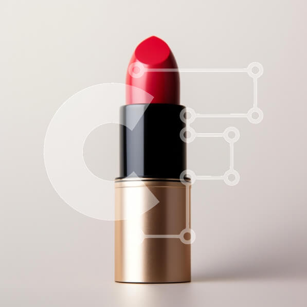 Σετ των 2 Intra Συλλεκτικό Ξύλινο Παζλ Plywood  4mm - Ζωντανό κόκκινο κραγιόν Σε Ξύλινο Κουτί - Διαστάσεις: 10x10 cm – 25 κομμάτια