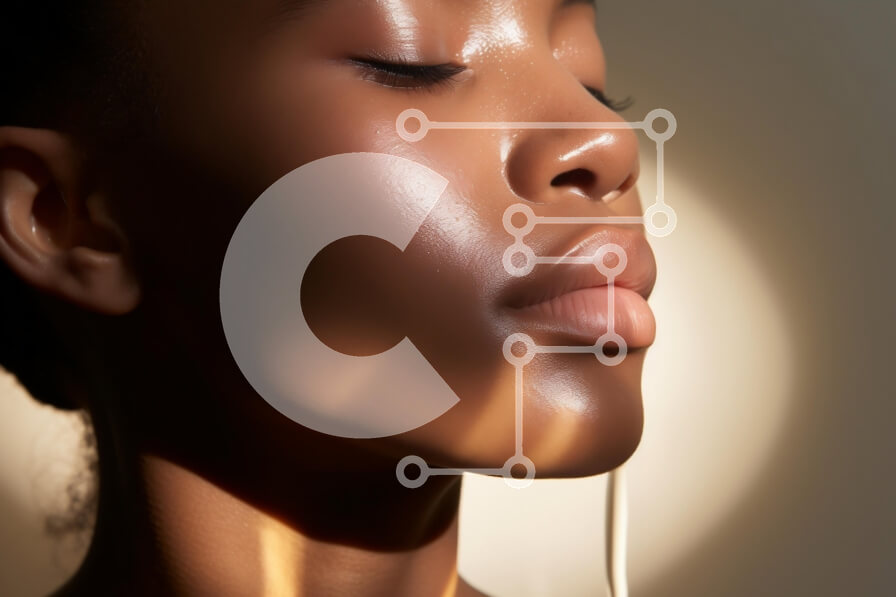 Intra Συλλεκτικό Ξύλινο Παζλ Plywood  4mm - Πορτρέτο από κοντά που τονίζει τη λαμπερή επιδερμίδα στο φυσικό φως Σε Ξύλινο Κουτί - Διαστάσεις Puzzle: 10x10 cm – 25 κομμάτια