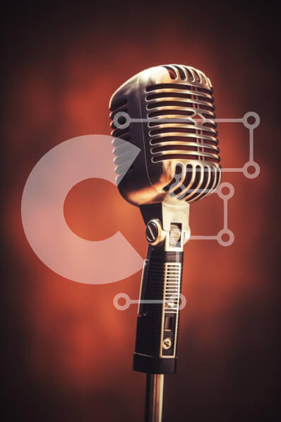 Intra Συλλεκτικό Ξύλινο Παζλ Plywood  4mm - Vintage μικρόφωνο Σε Ξύλινο Κουτί - Διαστάσεις: 10x10 cm – 25 κομμάτια