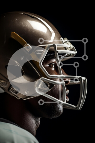 Intra Συλλεκτικό Ξύλινο Παζλ Plywood  4mm - Ποδοσφαιριστής στο προφίλ Σε Ξύλινο Κουτί - Διαστάσεις Puzzle: 10x10 cm – 25 κομμάτια