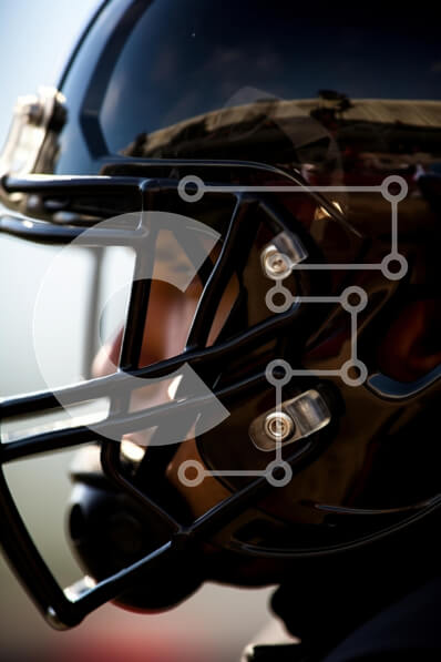 Intra Συλλεκτικό Ξύλινο Παζλ Plywood  4mm - Ποδοσφαιριστής με μαύρο κράνος Σε Ξύλινο Κουτί - Διαστάσεις Puzzle: 10x10 cm – 25 κομμάτια