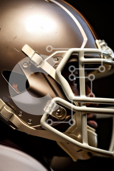 Intra Συλλεκτικό Ξύλινο Παζλ Plywood  4mm - Προφίλ κράνους ποδοσφαιριστή Σε Ξύλινο Κουτί - Διαστάσεις Puzzle: 10x10 cm – 25 κομμάτια