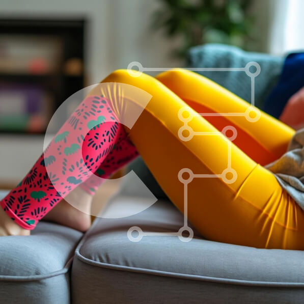 Σετ των 2 Intra Συλλεκτικό Ξύλινο Παζλ Plywood  4mm - Ζωντανά κολάν σε ένα ζεστό περιβάλλον Σε Ξύλινο Κουτί - Διαστάσεις: 10x10 cm – 25 κομμάτια