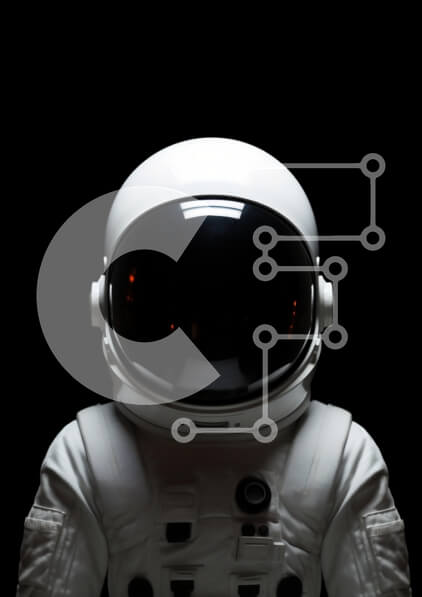 Intra Συλλεκτικό Ξύλινο Παζλ Plywood  4mm - Αστροναύτης με διαστημική στολή Σε Ξύλινο Κουτί - Διαστάσεις Puzzle: 10x10 cm – 25 κομμάτια