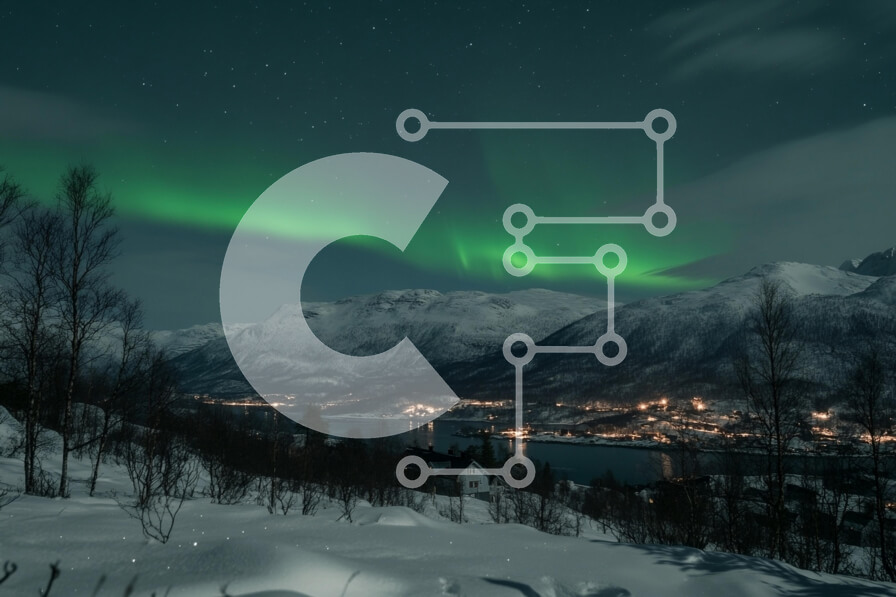 Intra Συλλεκτικό Ξύλινο Παζλ Plywood  4mm - Βόρειο Σέλας πάνω από τα χιονισμένα βουνά και τη λίμνη Σε Ξύλινο Κουτί - Διαστάσεις: 10x10 cm – 25 κομμάτια