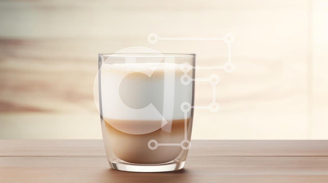 Σετ των 2 Intra Συλλεκτικό Ξύλινο Παζλ Plywood  4mm - Πολυεπίπεδος καφές σε ένα ποτήρι Σε Ξύλινο Κουτί - Διαστάσεις: 10x10 cm – 25 κομμάτια