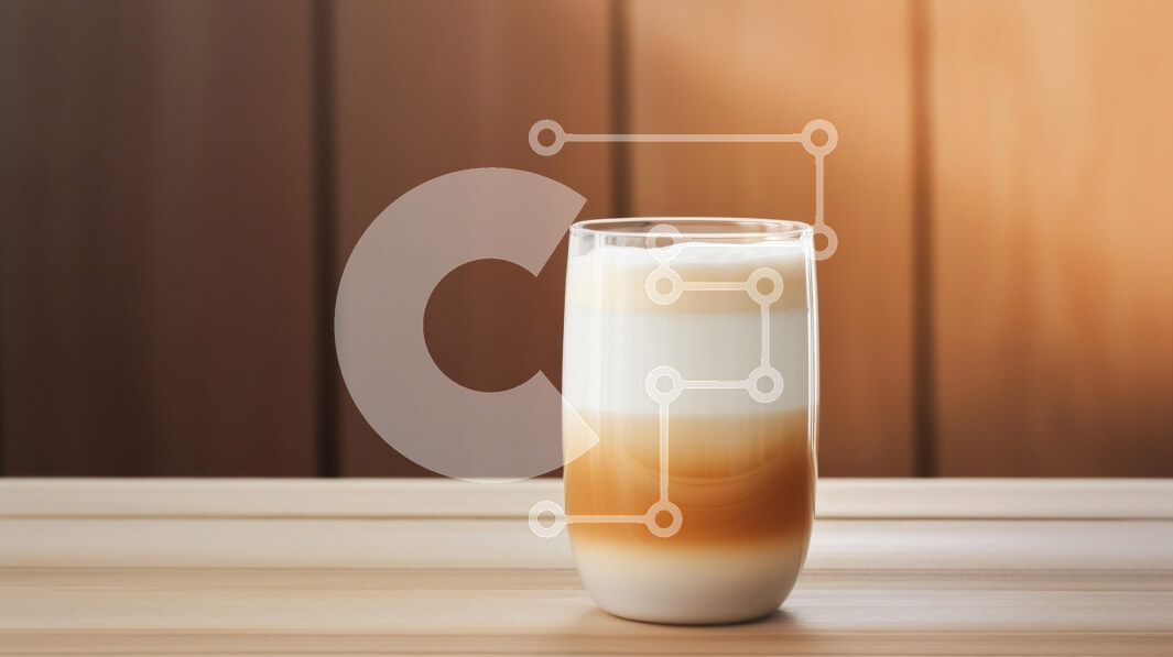 Σετ των 2 Intra Συλλεκτικό Ξύλινο Παζλ Plywood  4mm - Πολυεπίπεδο ρόφημα καφέ σε ποτήρι Σε Ξύλινο Κουτί - Διαστάσεις: 10x10 cm – 25 κομμάτια