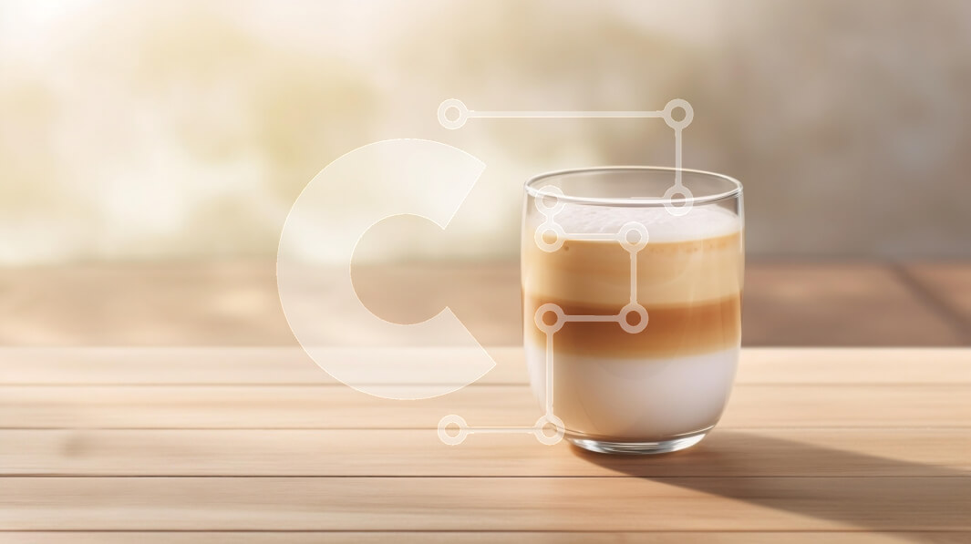 Σετ των 2 Intra Συλλεκτικό Ξύλινο Παζλ Plywood  4mm - Πολυεπίπεδο ρόφημα καφέ σε ξύλινο τραπέζι Σε Ξύλινο Κουτί - Διαστάσεις: 10x10 cm – 25 κομμάτια