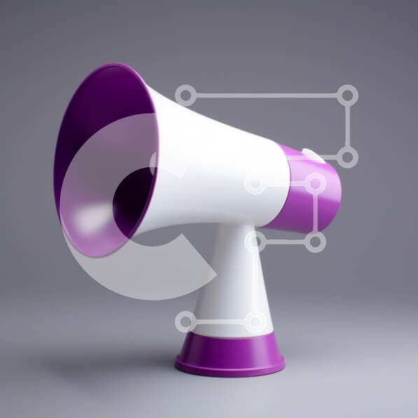 Intra Συλλεκτικό Ξύλινο Παζλ Plywood  4mm - Πολύχρωμο μεγάφωνο σε γκρι φόντο Σε Ξύλινο Κουτί - Διαστάσεις: 10x10 cm – 25 κομμάτια