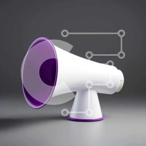 Intra Συλλεκτικό Ξύλινο Παζλ Plywood  4mm - Μεγάφωνο σε γκρι φόντο Σε Ξύλινο Κουτί - Διαστάσεις: 10x10 cm – 25 κομμάτια