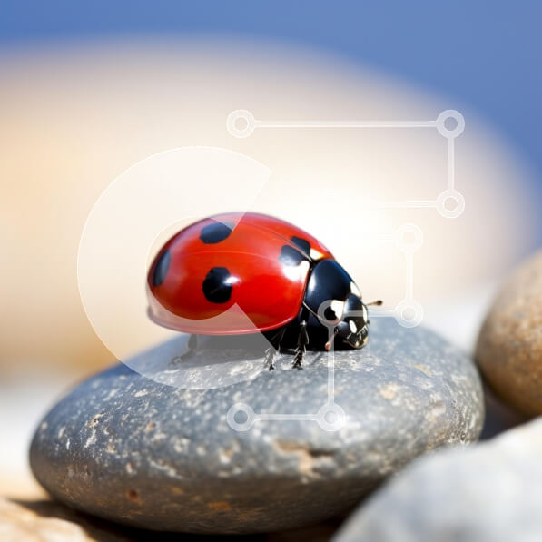 Intra Συλλεκτικό Ξύλινο Παζλ Plywood  4mm - Πασχαλίτσα στην πέτρα Σε Ξύλινο Κουτί - Διαστάσεις: 10x10 cm – 25 κομμάτια