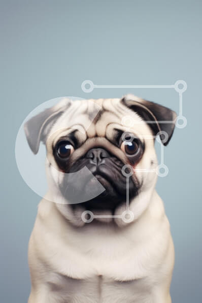 Σετ των 2 Intra Συλλεκτικό Ξύλινο Παζλ Plywood  4mm - Πορτρέτο μιας πατημασιάς με εκφραστικά μάτια Σε Ξύλινο Κουτί - Διαστάσεις: 10x10 cm – 25 κομμάτια