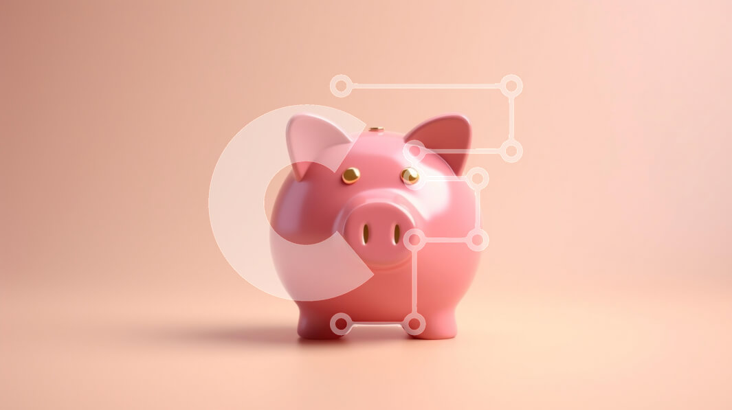 Intra Συλλεκτικό Ξύλινο Παζλ Plywood  4mm - Γοητευτικός ροζ κουμπαράς Σε Ξύλινο Κουτί - Διαστάσεις: 10x10 cm – 25 κομμάτια