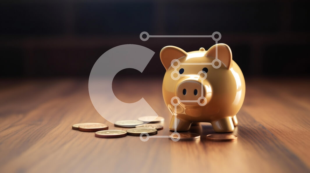 Intra Συλλεκτικό Ξύλινο Παζλ Plywood  4mm - Χρυσός κουμπαράς με νομίσματα Σε Ξύλινο Κουτί - Διαστάσεις: 10x10 cm – 25 κομμάτια