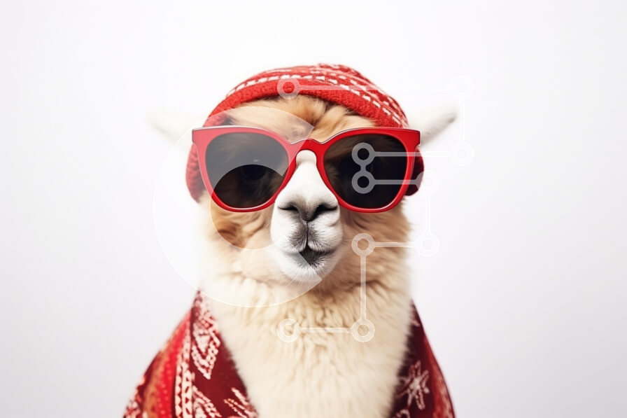 Σετ των 2 Intra Συλλεκτικό Ξύλινο Παζλ Plywood  4mm - Κομψή λάμα με γυαλιά ηλίου και καπέλο Σε Ξύλινο Κουτί - Διαστάσεις: 10x10 cm – 25 κομμάτια