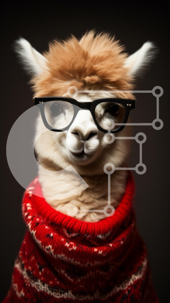 Σετ των 2 Intra Συλλεκτικό Ξύλινο Παζλ Plywood  4mm - Λάμα με ποτήρια και πουλόβερ Σε Ξύλινο Κουτί - Διαστάσεις: 10x10 cm – 25 κομμάτια