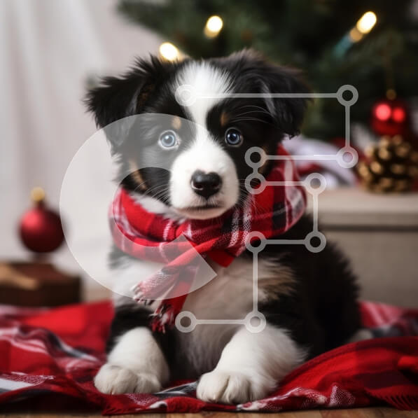 Intra Συλλεκτικό Ξύλινο Παζλ Plywood  4mm - Αξιολάτρευτο κουτάβι σε περιβάλλον διακοπών Σε Ξύλινο Κουτί - Διαστάσεις: 10x10 cm – 25 κομμάτια