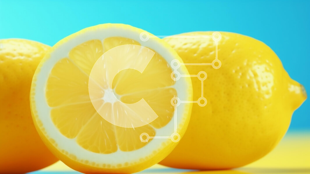 Σετ των 2 Intra Συλλεκτικό Ξύλινο Παζλ Plywood  4mm - Φρέσκα λεμόνια με λεμόνι σε φέτες Σε Ξύλινο Κουτί - Διαστάσεις: 10x10 cm – 25 κομμάτια