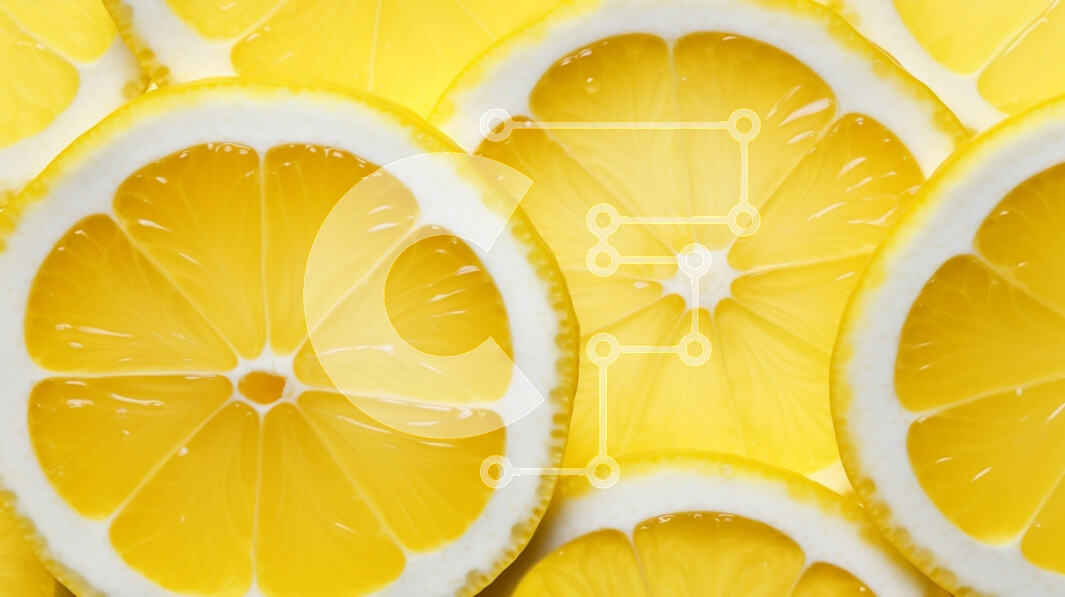 Σετ των 2 Intra Συλλεκτικό Ξύλινο Παζλ Plywood  4mm - Ζωντανές φέτες λεμονιού Σε Ξύλινο Κουτί - Διαστάσεις: 10x10 cm – 25 κομμάτια