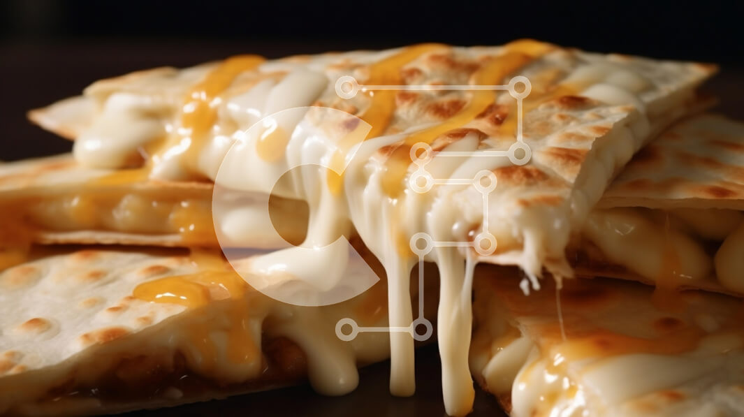 Σετ των 2 Intra Συλλεκτικό Ξύλινο Παζλ Plywood  4mm - Quesadillas με λιωμένο τυρί Σε Ξύλινο Κουτί - Διαστάσεις: 10x10 cm – 25 κομμάτια