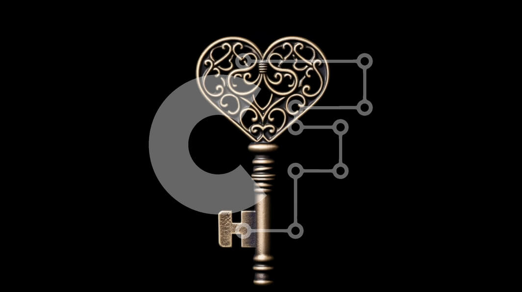 Intra Συλλεκτικό Ξύλινο Παζλ Plywood  4mm - Κλειδί σε σχήμα καρδιάς Σε Ξύλινο Κουτί - Διαστάσεις: 10x10 cm – 25 κομμάτια