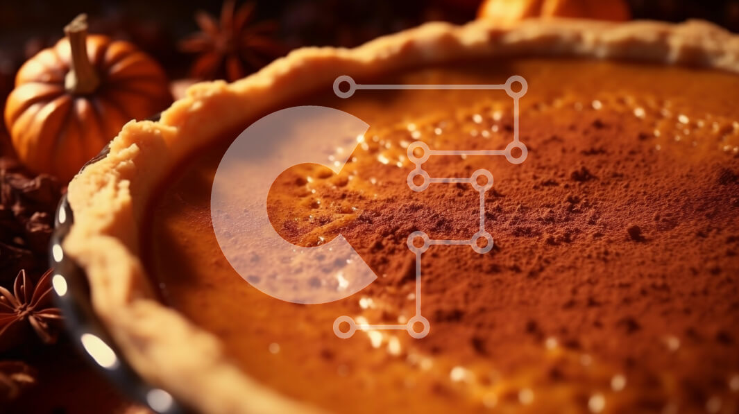 Σετ των 2 Intra Συλλεκτικό Ξύλινο Παζλ Plywood  4mm - Λαχταριστή κολοκυθόπιτα με φθινοπωρινά στολίδια Σε Ξύλινο Κουτί - Διαστάσεις: 10x10 cm – 25 κομμάτια