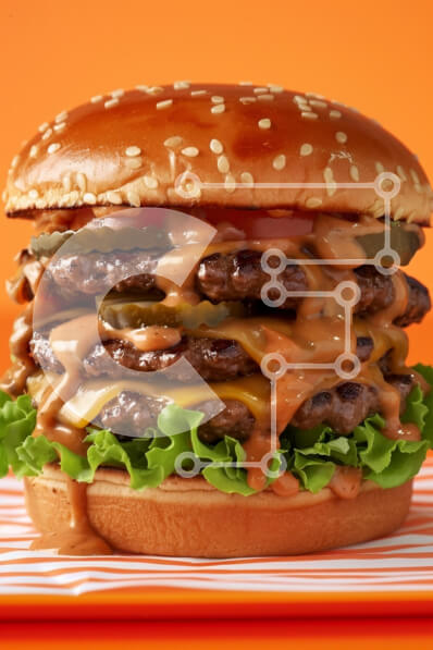 Σετ των 2 Intra Συλλεκτικό Ξύλινο Παζλ Plywood  4mm - Νόστιμο μπιφτέκι τριπλής στρώσης με σάλτσα Σε Ξύλινο Κουτί - Διαστάσεις: 10x10 cm – 25 κομμάτια