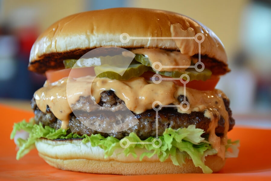 Σετ των 2 Intra Συλλεκτικό Ξύλινο Παζλ Plywood  4mm - Νόστιμο διπλό μπιφτέκι με φρέσκα υλικά Σε Ξύλινο Κουτί - Διαστάσεις: 10x10 cm – 25 κομμάτια