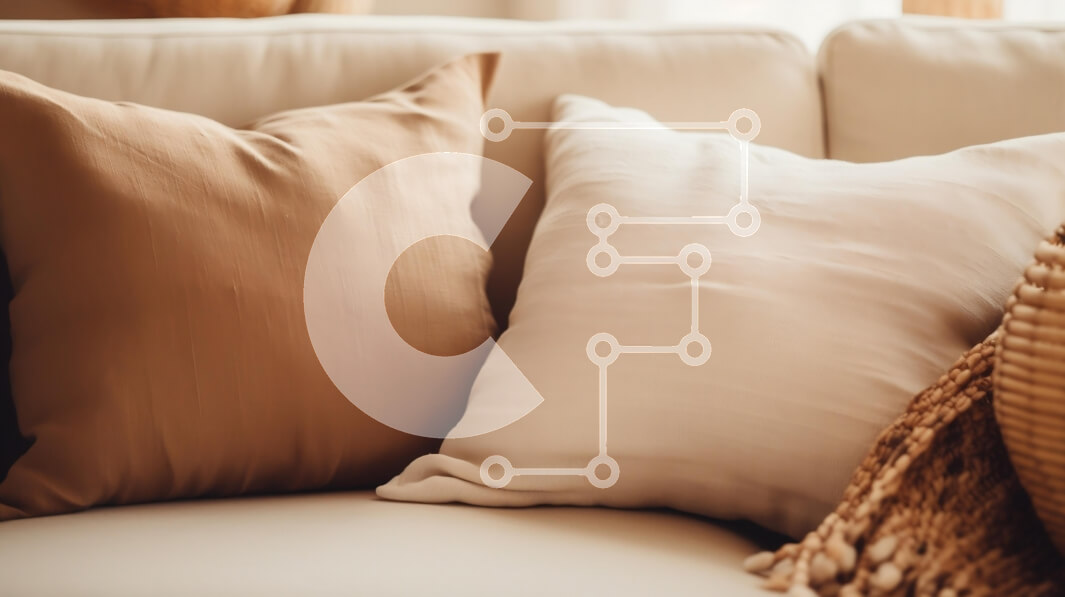 Intra Συλλεκτικό Ξύλινο Παζλ Plywood  4mm - Άνετο σαλόνι με διακοσμητικά μαξιλάρια Σε Ξύλινο Κουτί - Διαστάσεις Puzzle: 10x10 cm – 25 κομμάτια