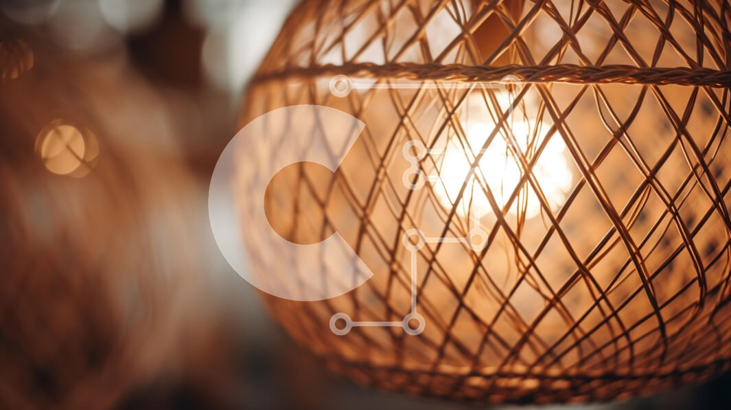 Intra Συλλεκτικό Ξύλινο Παζλ Plywood  4mm - Υφαντό μενταγιόν φωτιστικό με ζεστή λάμψη Σε Ξύλινο Κουτί - Διαστάσεις Puzzle: 10x10 cm – 25 κομμάτια