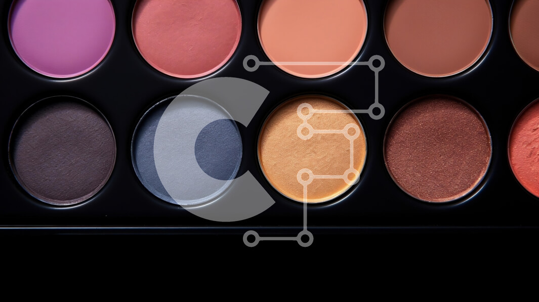 Intra Συλλεκτικό Ξύλινο Παζλ Plywood  4mm - Παλέτα καλλυντικών μακιγιάζ Σε Ξύλινο Κουτί - Διαστάσεις Puzzle: 10x10 cm – 25 κομμάτια