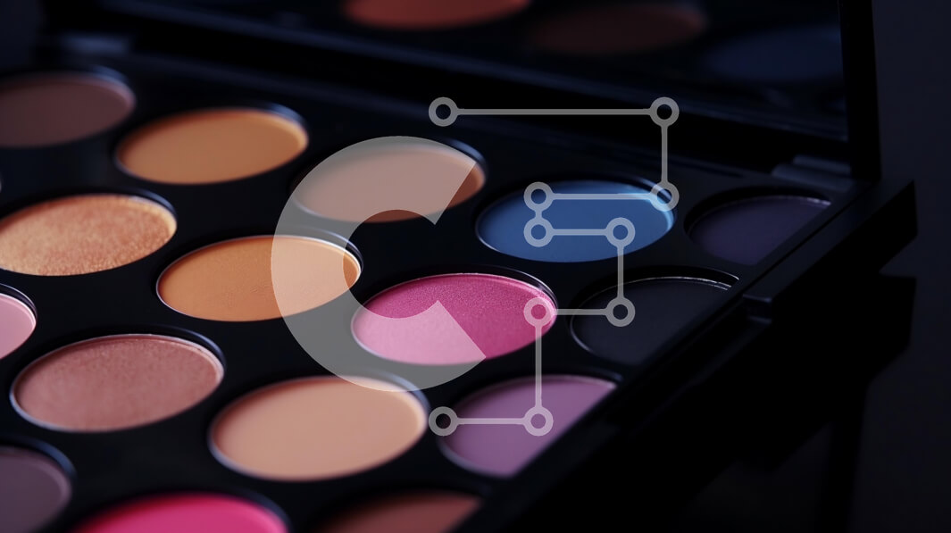 Intra Συλλεκτικό Ξύλινο Παζλ Plywood  4mm - Παλέτα μακιγιάζ με διάφορα χρώματα Σε Ξύλινο Κουτί - Διαστάσεις Puzzle: 10x10 cm – 25 κομμάτια