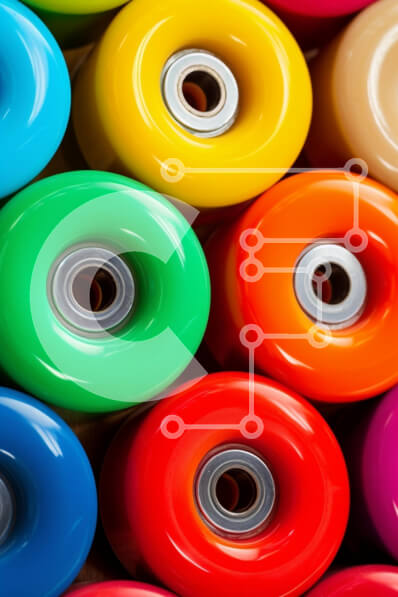 Intra Συλλεκτικό Ξύλινο Παζλ Plywood  4mm - Ζωντανή συλλογή από τροχούς σαλάχι Σε Ξύλινο Κουτί - Διαστάσεις: 10x10 cm – 25 κομμάτια