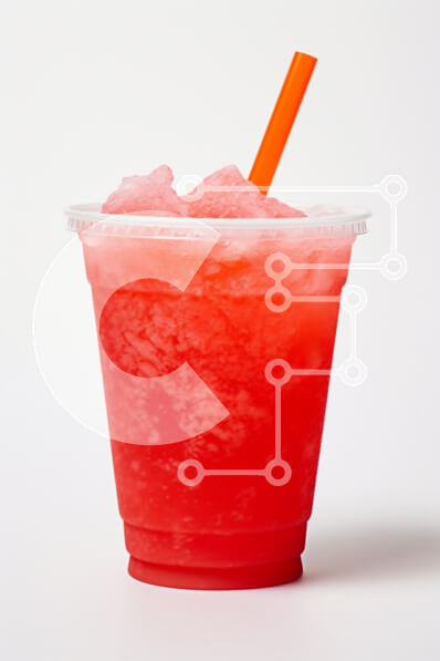 Σετ των 2 Intra Συλλεκτικό Ξύλινο Παζλ Plywood  4mm - Δροσιστικό παγωμένο ρόφημα σε πλαστικό ποτήρι Σε Ξύλινο Κουτί - Διαστάσεις: 10x10 cm – 25 κομμάτια