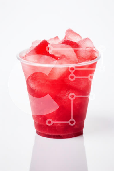 Σετ των 2 Intra Συλλεκτικό Ξύλινο Παζλ Plywood  4mm - Δροσιστικό λασπώδες ποτό σε καθαρό φλιτζάνι Σε Ξύλινο Κουτί - Διαστάσεις: 10x10 cm – 25 κομμάτια