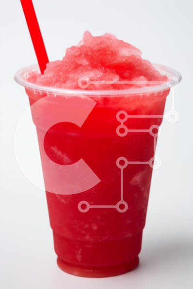 Σετ των 2 Intra Συλλεκτικό Ξύλινο Παζλ Plywood  4mm - Δροσιστικό Red Slushy Drink Σε Ξύλινο Κουτί - Διαστάσεις: 10x10 cm – 25 κομμάτια