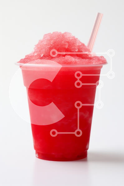 Σετ των 2 Intra Συλλεκτικό Ξύλινο Παζλ Plywood  4mm - Δροσιστικό Red Slush Drink Σε Ξύλινο Κουτί - Διαστάσεις: 10x10 cm – 25 κομμάτια