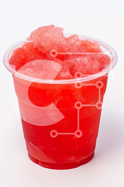 Σετ των 2 Intra Συλλεκτικό Ξύλινο Παζλ Plywood  4mm - Δροσιστικό ποτό Red Slush σε πλαστικό ποτήρι Σε Ξύλινο Κουτί - Διαστάσεις: 10x10 cm – 25 κομμάτια