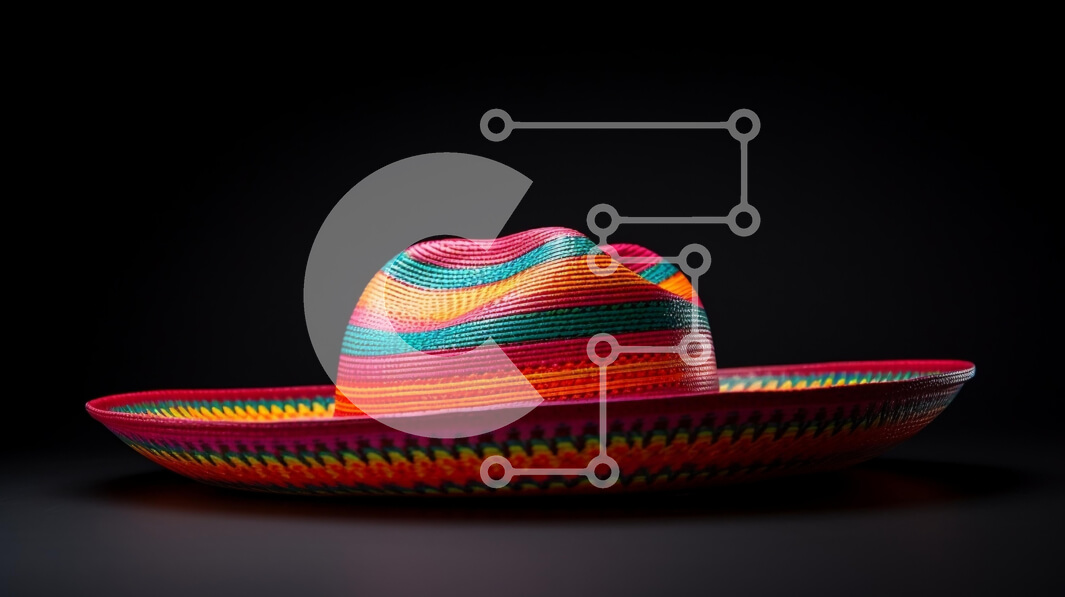 Intra Συλλεκτικό Ξύλινο Παζλ Plywood  4mm - Πολύχρωμο καπέλο Σε Ξύλινο Κουτί - Διαστάσεις: 10x10 cm – 25 κομμάτια