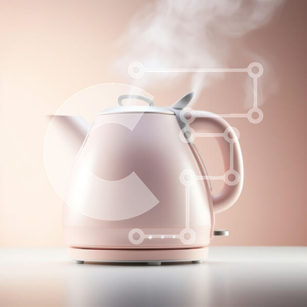 Intra Συλλεκτικό Ξύλινο Παζλ Plywood  4mm - Μοντέρνος ροζ βραστήρας με ατμό Σε Ξύλινο Κουτί - Διαστάσεις: 10x10 cm – 25 κομμάτια