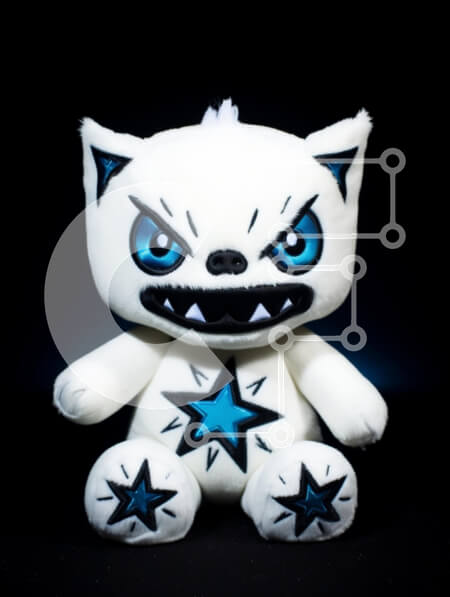 Intra Συλλεκτικό Ξύλινο Παζλ Plywood  4mm - Στιλιζαρισμένο βελούδινο παιχνίδι με σχέδια αστεριών Σε Ξύλινο Κουτί - Διαστάσεις: 10x10 cm – 25 κομμάτια