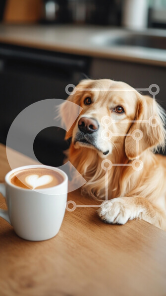 Σετ των 2 Intra Συλλεκτικό Ξύλινο Παζλ Plywood  4mm - Γκόλντεν Ριτρίβερ με καφέ Σε Ξύλινο Κουτί - Διαστάσεις: 10x10 cm – 25 κομμάτια