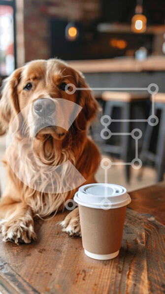 Σετ των 2 Intra Συλλεκτικό Ξύλινο Παζλ Plywood  4mm - Golden Retriever σε ένα καφέ Σε Ξύλινο Κουτί - Διαστάσεις: 10x10 cm – 25 κομμάτια