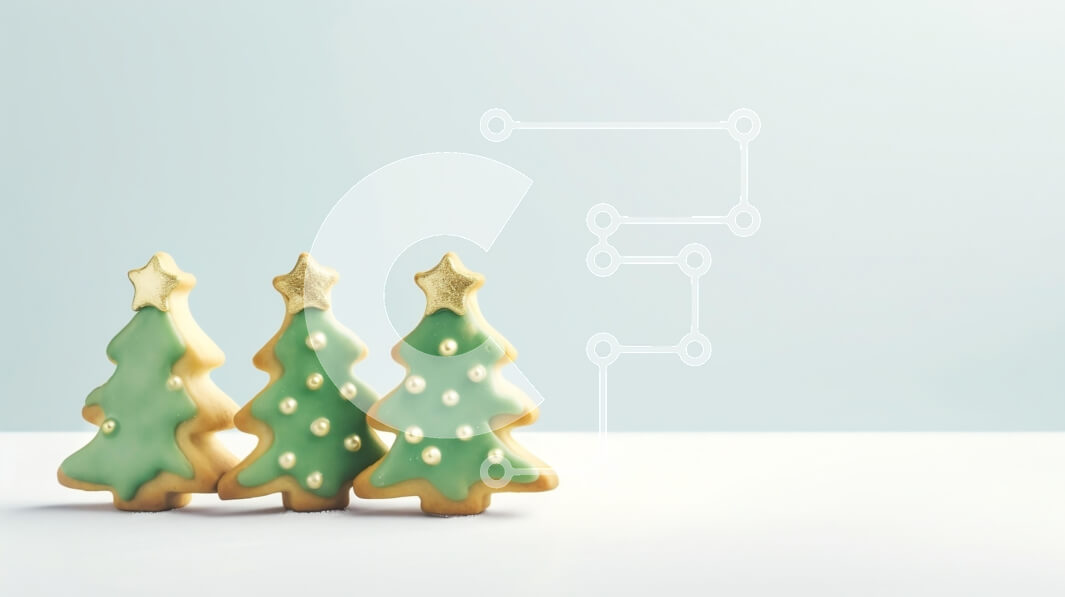 Intra Συλλεκτικό Ξύλινο Παζλ Plywood  4mm - Διακοσμημένα μπισκότα Χριστουγεννιάτικου Δέντρου Σε Ξύλινο Κουτί - Διαστάσεις: 10x10 cm – 25 κομμάτια