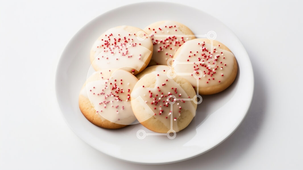 Σετ των 2 Intra Συλλεκτικό Ξύλινο Παζλ Plywood  4mm - Παγωμένα μπισκότα με πασπάλισμα Σε Ξύλινο Κουτί - Διαστάσεις: 10x10 cm – 25 κομμάτια