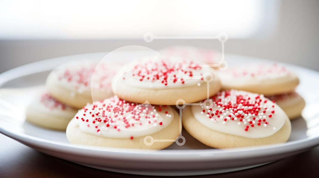 Σετ των 2 Intra Συλλεκτικό Ξύλινο Παζλ Plywood  4mm - Νόστιμα παγωμένα μπισκότα με ψεκασμούς Σε Ξύλινο Κουτί - Διαστάσεις: 10x10 cm – 25 κομμάτια